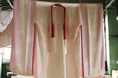 着物の日影干しのイメージ